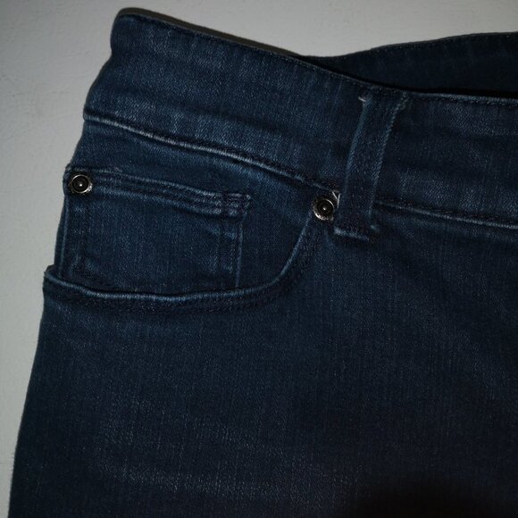 So Slimming by Chico's Ladies Dark Wash Straight Leg Blue Jeans - Picture 6 of 9